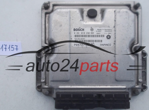 MOTORSTEUERGERÄT ECU STEUERGERAT CHRYSLER VOYAGER 2.5 CRD BOSCH 0 281 010 290, 0281010290, P04727661AD