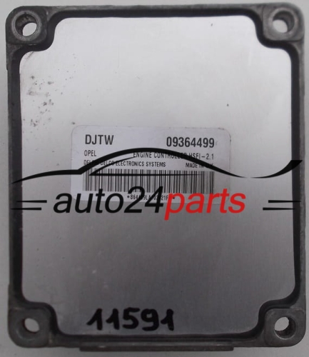 CALCULATEUR MOTEUR OPEL ASTRA CORSA ZAFIRA DELPHI DELCO 09364499 DJTW, 09364499DJTW, HSFI-2.1
