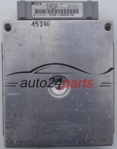 CALCULATEUR MOTEUR FORD ESCORT VISTEON 91AB-12A650-DA, 91AB12A650DA, 1ADA