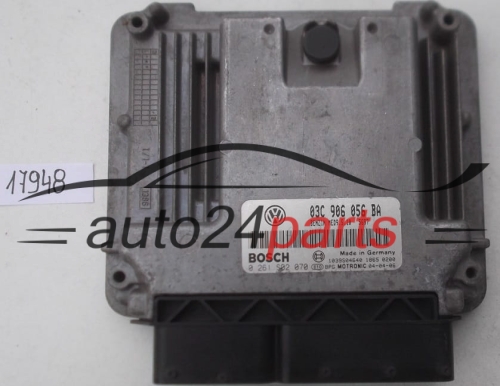KOMPUTER STEROWNIK SILNIKA VW VOLKSWAGEN GOLF 1.6 FSI BOSCH 0 261 S02 070, 0261S02070, 03C 906 056 BA, 03C906056BA 