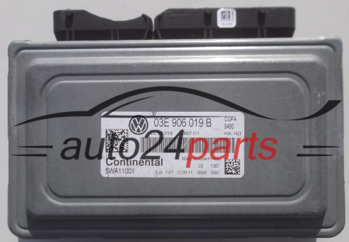 MOTORSTEUERGERÄT ECU STEUERGERÄT  VOLKSWAGEN POLO 1.2 CONTINENTAL 5WA11001, 03E 906 019 B
