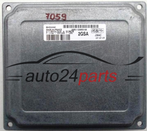 CENTRALITA DE MOTOR FORD FOCUS C-MAX 1.6 AM51-12A650-AA, AM5112A650AA, 12A650AA, S118934309, 2GSA, J38AC, SIM28
