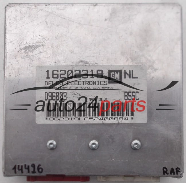 CENTRALINA MOTORE OPEL VECTRA B 1.6, DELCO 16202319 NL