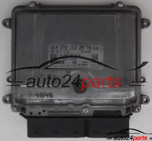 ECU CENTRALITA DE MOTOR MERCEDES SLK 350 BOSCH 0 261 209 015, 0261209015, A 272 153 29 79, A2721532979 