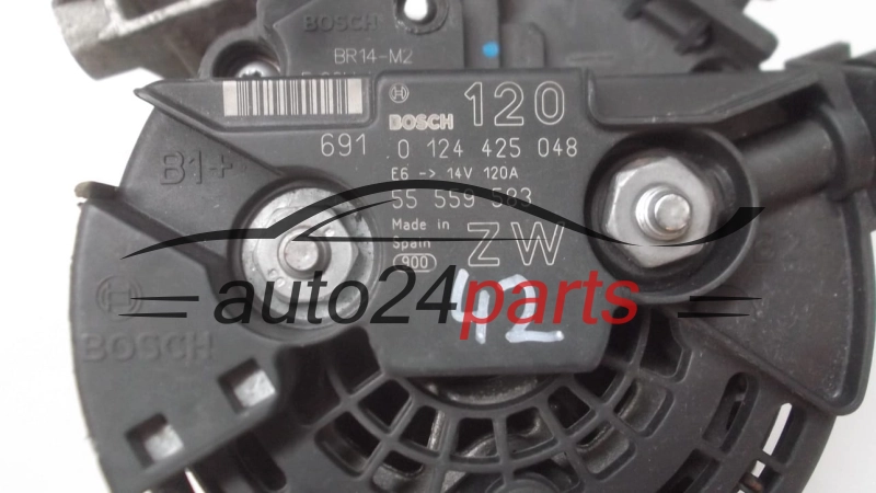 Γεννήτρια  OPEL VECTRA 2.0 BOSCH 0124425048,  55559583 ZW