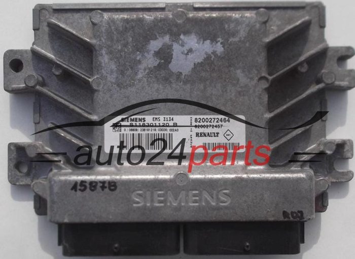 CENTRALINA DO MOTORE RENAULT SCENIC 1.6 SIEMENS S118301120 B, 8200272464, 8200272457