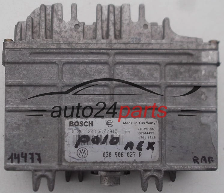 KOMPUTER STEROWNIK SILNIKA VW VOLKSWAGEN POLO 030 906 027 P