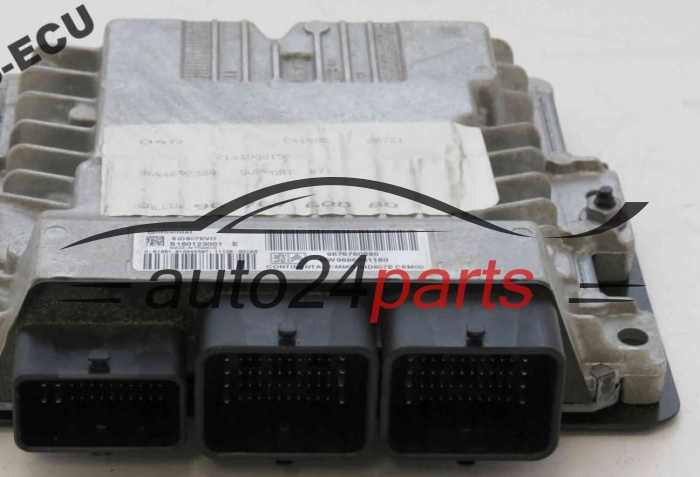 ECU ENGINE CONTROLLER  CITROEN PEUGEOT 1.6 HDI Continental S180123001 E