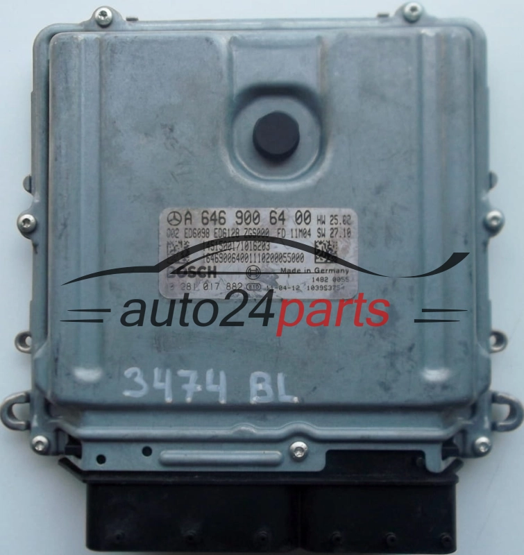 calculateur moteur pour mercedes vito, sprinter