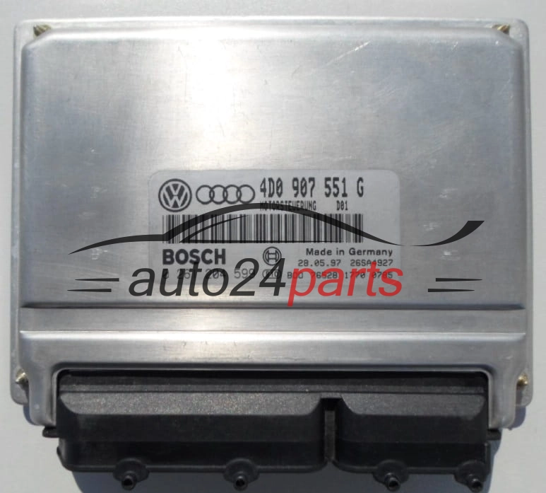 Μονάδα Ελέγχου Κινητήρα AUDI A4 2.8 V6 BOSCH 0 261 204 599, 4D0 907 551 G