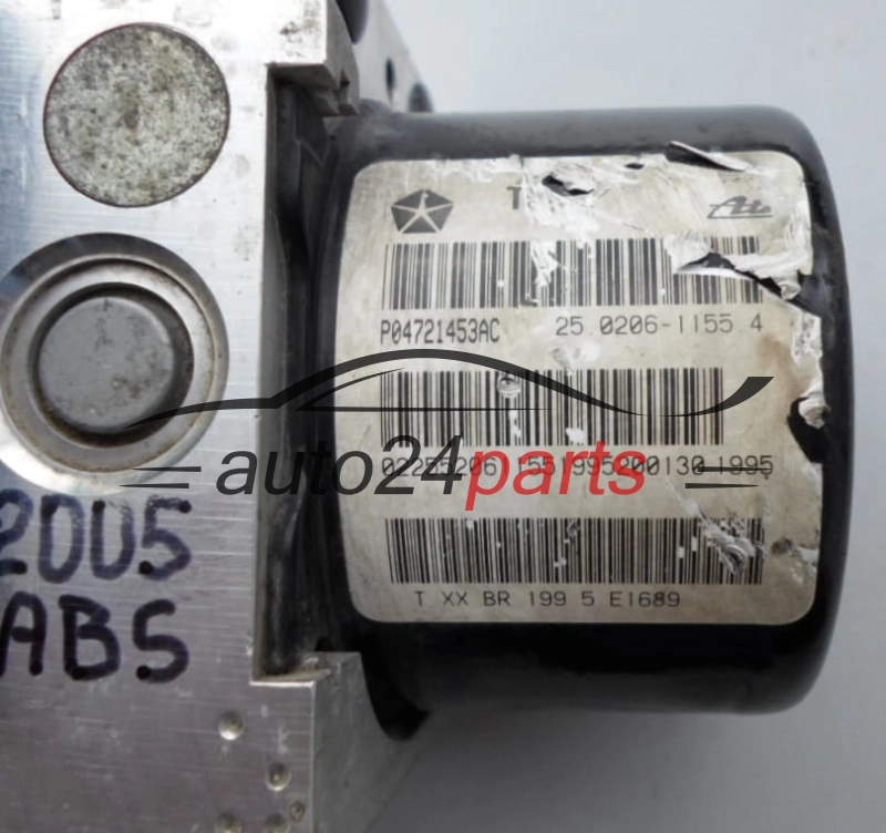 Αντλία αβς CHRYSLER VOYAGER 2.5 CRD P04721453AC,  00402775E000