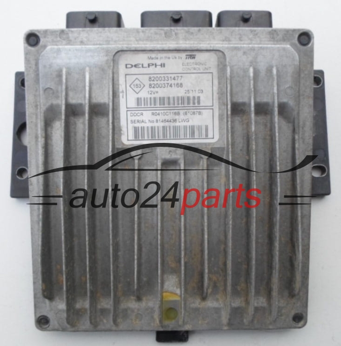 CALCULATEUR MOTEUR RENAULT 1.5 DCI Delphi R0410C116B, 8200331477, 8200374168