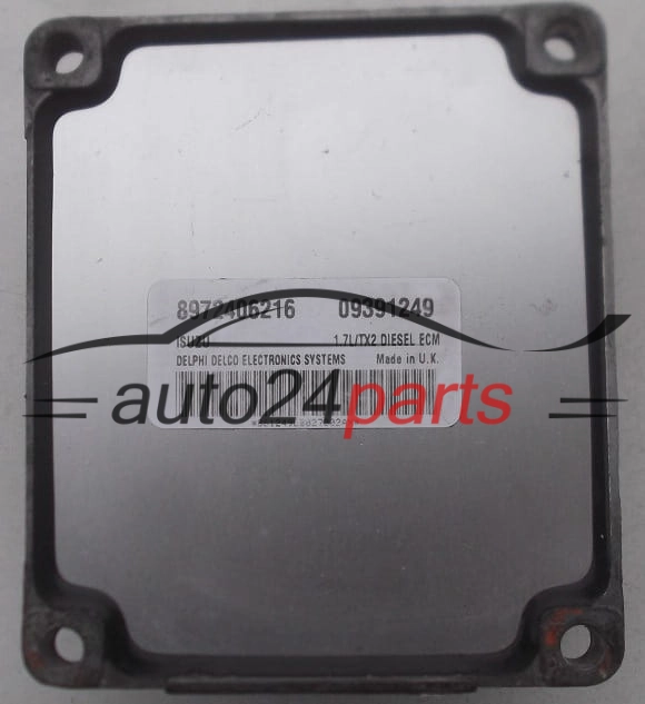 Μονάδα Ελέγχου Κινητήρα OPEL ASTRA 1.7 DTI DELPHI DELCO 09391249, ISUZU 8972406216