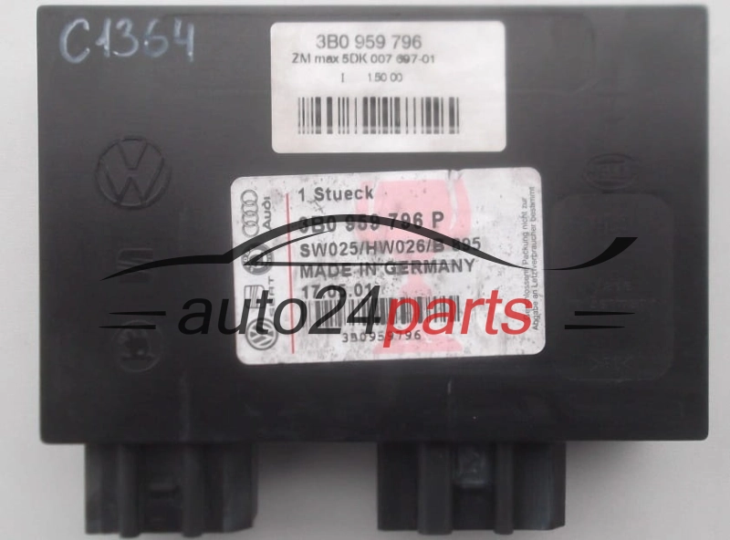 Centralina modulo comfort  VW SEAT SKODA HELLA 5DK 007 697-01, 3B0 959 796 P