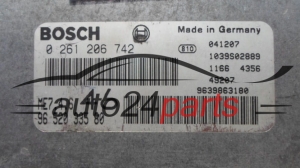 CENTRALINA DO MOTORE PEUGEOT 607 3.0 BOSCH 0 261 206 742,  96 520 335 80