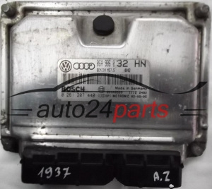 ECU ENGINE CONTROLLER AUDI A3 TT SEAT LEON CUPRA SKODA OCTAVIA VW GOLF 1.8 20V AUQ 06A 906 032 HN, 06A906032HN, BOSCH 0 261 207 440, 0261207440, BENZIN ME7.5 0002 26SA8569 