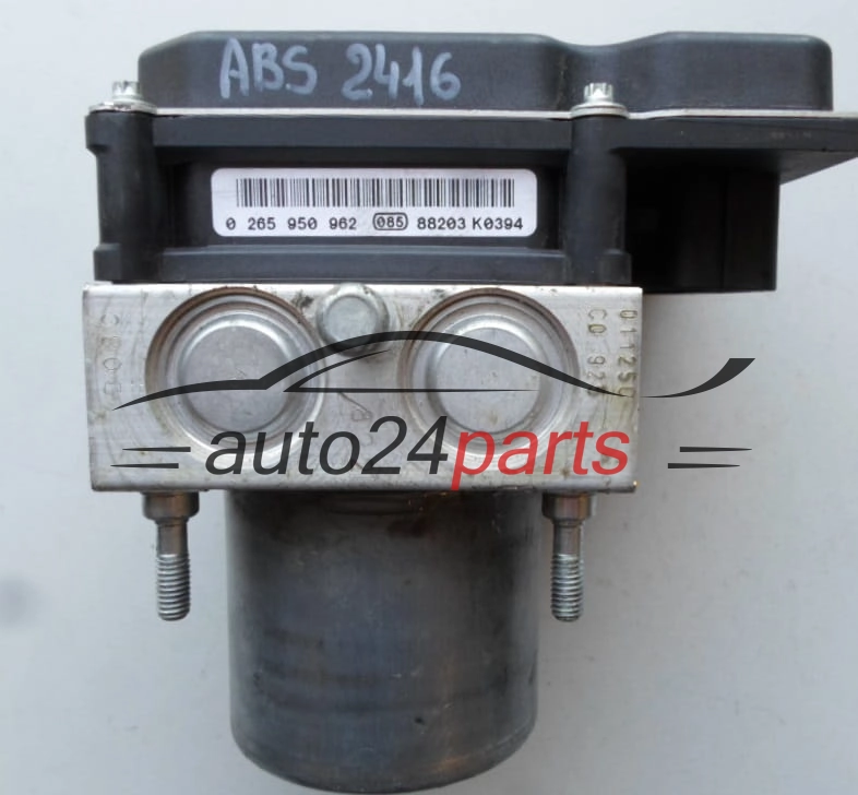 Αντλία αβς CITROEN C4 BOSCH 0 265 230 289, 0265230289, 96 609 345 80, 9660934580, 0 265 950 962, 0265950962