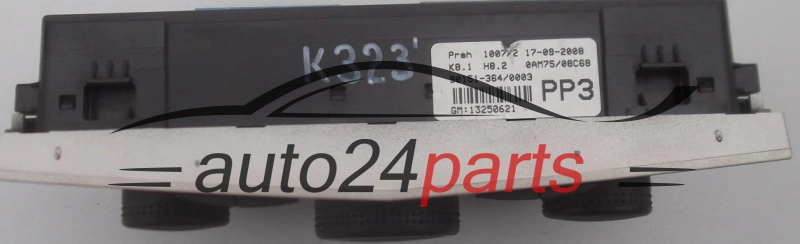 MANDO DE CALEFACCION AIRE ACONDICIONADO CLIMATRONIC  OPEL ASTRA H ZAFIRA 13250621 PP3 
