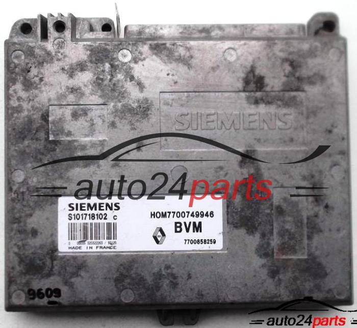 MOTORSTEUERGERÄT ECU STEUERGERAT RENAULT CLIO 1.4, SIEMENS S101718102 C