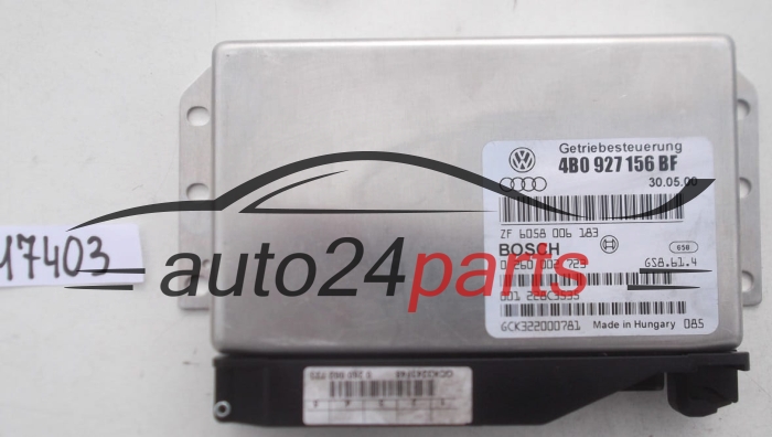 COMPUTADOR CAIXA DE VELOCIDADES AUTOMÁTICA AUDI A6 2.5 TDI BOSCH 0 260 002 723