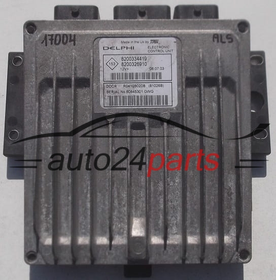 ECU ENGINE CONTROLLER NISSAN MICRA 1.5 DCI DELPHI R0410B020B