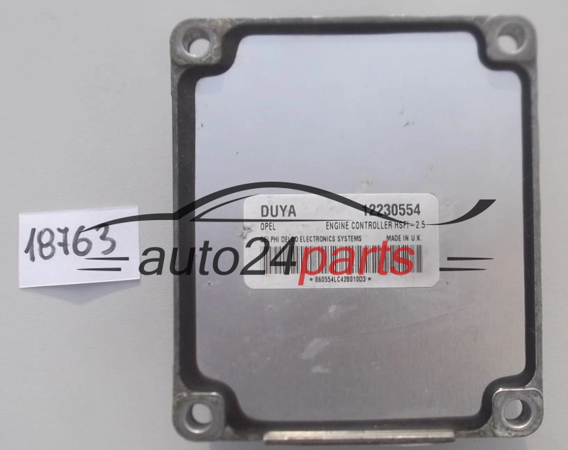 KOMPUTER STEROWNIK SILNIKA OPEL MERIVA 1.4 Z14XE 1.6 Z16XE Z16SE DELPHI DELCO 12230554 DUYA