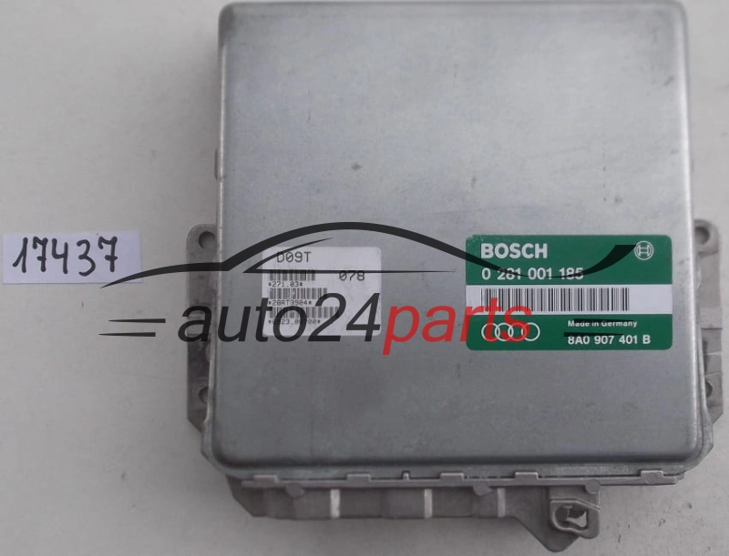 MOTORSTEUERGERÄT ECU STEUERGERAT AUDI 80 1.9 TDI BOSCH 0 281 001 185