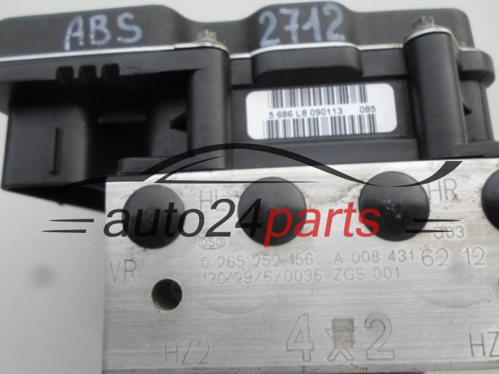 MERCEDES VITO BOSCH 0 265 252 156, 0265252156, A 008 431 62 12, A0084316212, 0265951917 