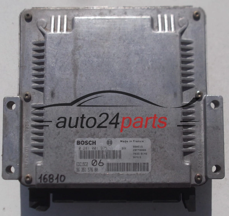 Μονάδα Ελέγχου Κινητήρα CITROEN XANTIA 2.0 HDI BOSCH 0 281 001 975