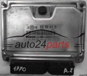 MOTORSTEUERGERÄT ECU STEUERGERÄT VW VOLKSWAGEN PASSAT 1.9 TDI ATJ 038906019BK, 038 906 019 BK, BOSCH 0 281 010 305, 0281010305, DIESEL 1306, 28SA4603