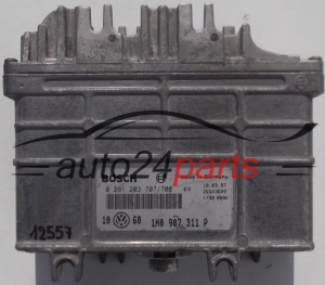 CENTRALITA DE MOTOR VW VOLKSWAGEN GOLF PASSAT BOSCH 0 261 203 707/708, 0261203707, 0261203708, 1H0 907 311 P, 1H0907311P