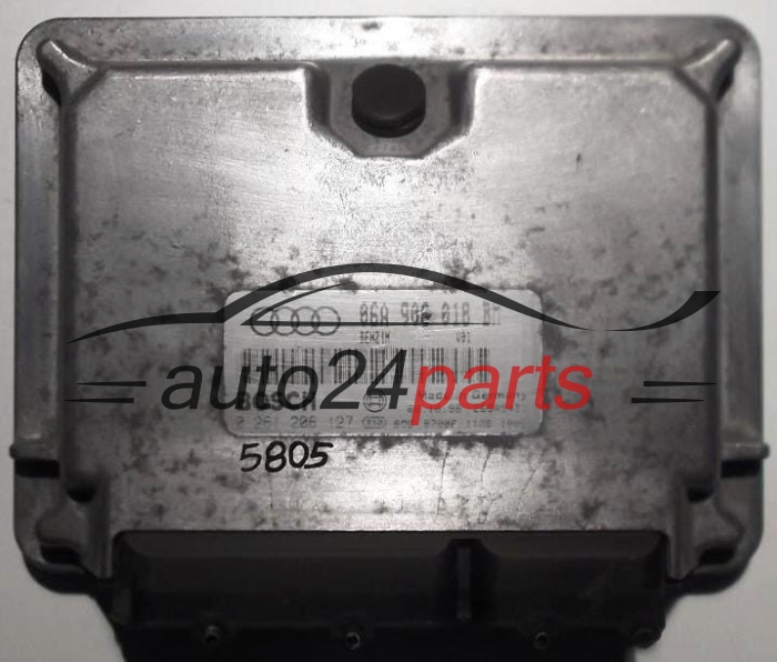 KOMPUTER STEROWNIK SILNIKA AUDI A3 1.8 AGN 06A906018BM, 06A 906 018 BM, BOSCH 0261206127, 0 261 206 127 
