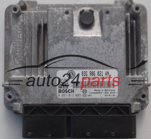 CENTRALINA DO MOTORE VW VOLKSWAGEN SKODA 1.9 TDI BOSCH 0 281 012 085,  03G 906 021 AN