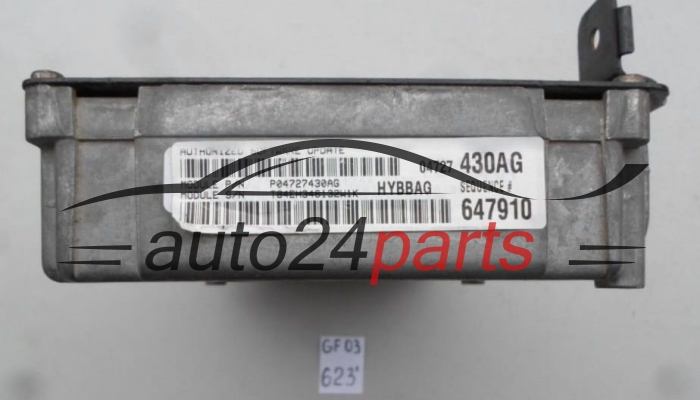 MOTORSTEUERGERÄT ECU STEUERGERAT CHRYSLER VOYAGER P04727430AG, 04727430AG, 04745860