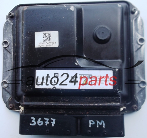 ECU ENGINE CONTROLLER OPEL ASTRA ZAFIRA 1.7 CDTI A17DTJ A17DTR Z17DTJ 55571776, 98003171, 6237235, 62 37 235, MB2758009541, MB275800-9541