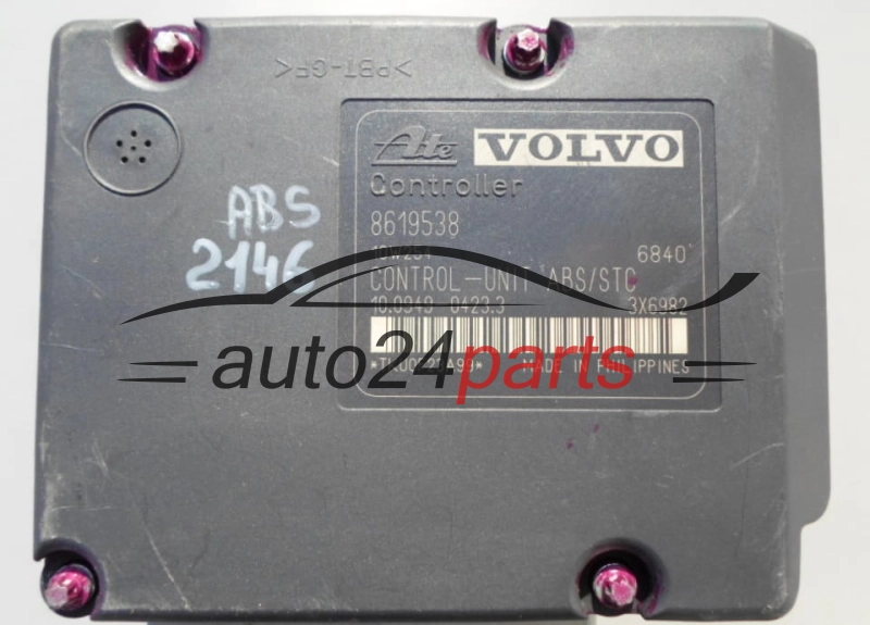 ABS POMPA I STEROWNIK VOLVO 9496439, ATE 10.0204-0063.4, 10020400634, 8619538, 10.0949-0423.3, 10094904233