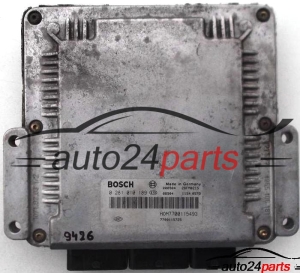ECU ENGINE CONTROLLER RENAULT MEGANE, SCENIC, RX4 1.9DCI, BOSCH 0 281 010 189, 0281010189, HOM7700115493, 7700115725