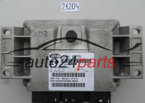 ECU ENGINE CONTROLLER PEUGEOT 307 407 2.0 IAW6LPB, IAW 6LPB, 9660685380