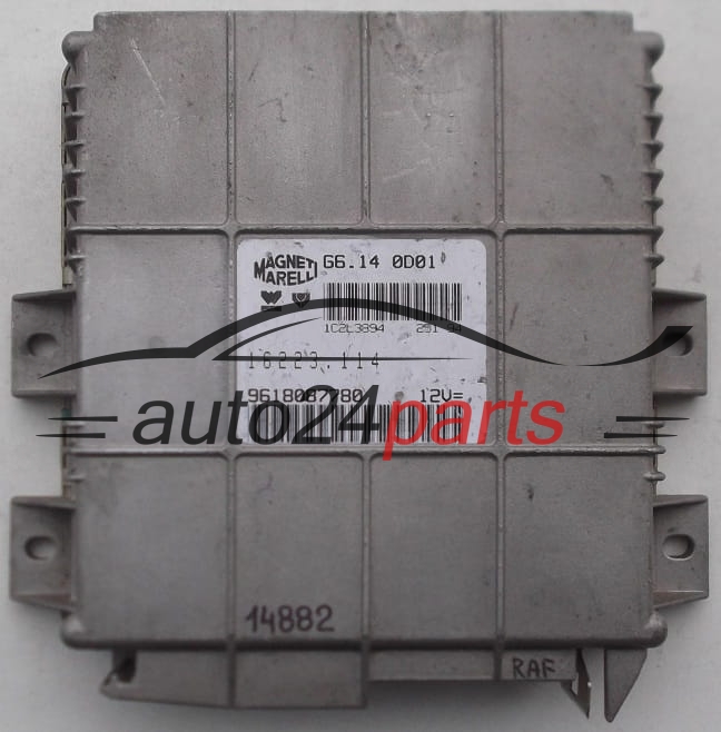 Μονάδα Ελέγχου Κινητήρα PEUGEOT 306 1.4 MAGNETI MARELLI G6.14 0D01, G6140D01, 9618087780, 16223.114, 16223114