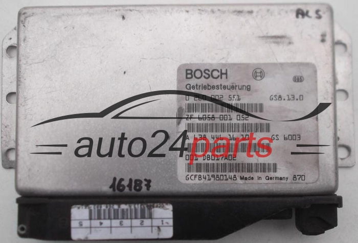 CENTRALITA ECU CAJA DE CAMBIO AUTOMATIC MERCEDES VITO VIANO 2.3 TD BOSCH 0 260 002 551, 0260002551, A 638 446 16 10, A6384461610, ZF 6058 001 052, ZF6058001052