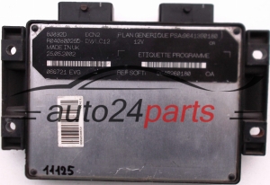 ECU ENGINE CONTROLLER CITROEN PEUGEOT LUCAS R04080025D, PSA: 9641390180, SOFT: 9646260180, DCN2, DWLC12