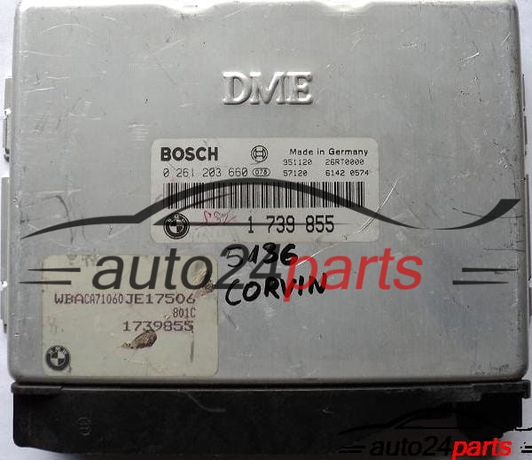 CALCULATEUR MOTEUR BMW 3 E36 316 BOSCH 0 261 203 660, 0261203660, 1 739 855, 1739855