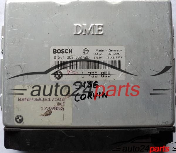 CALCULATEUR MOTEUR BMW 3 E36 316 BOSCH 0 261 203 660, 0261203660, 1 739 855, 1739855