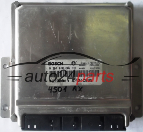 ECU ENGINE CONTROLLER LANCIA LYBRA 1.9 JTD BOSCH 0281010002, 0 281 010 002, 46782819 C424C839 