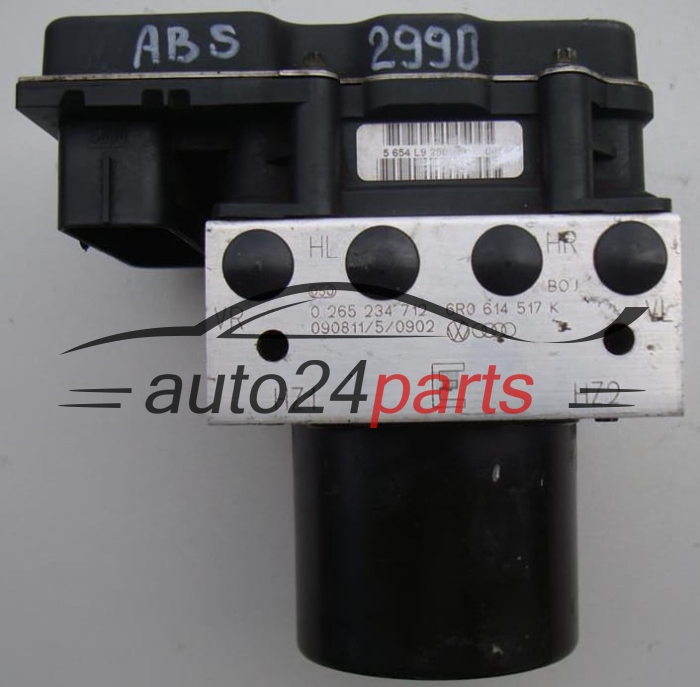 BOMBA HIDRAULICA Y CENTRALITA ABS SKODA FABIA BOSCH 0 265 234 712 , 0265234712, 6R0614517K, 0265951045