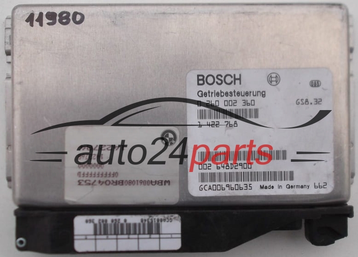 STEROWNIK SKRZYNI AUTOMATYCZNEJ BMW E38 3.0 BOSCH 0 260 002 360, 0260002360