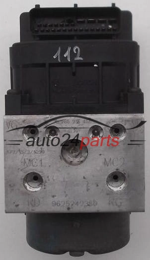 ABS POMPA I STEROWNIK CITROEN PEUGEOT BOSCH 0 265 216 456,  9625242380