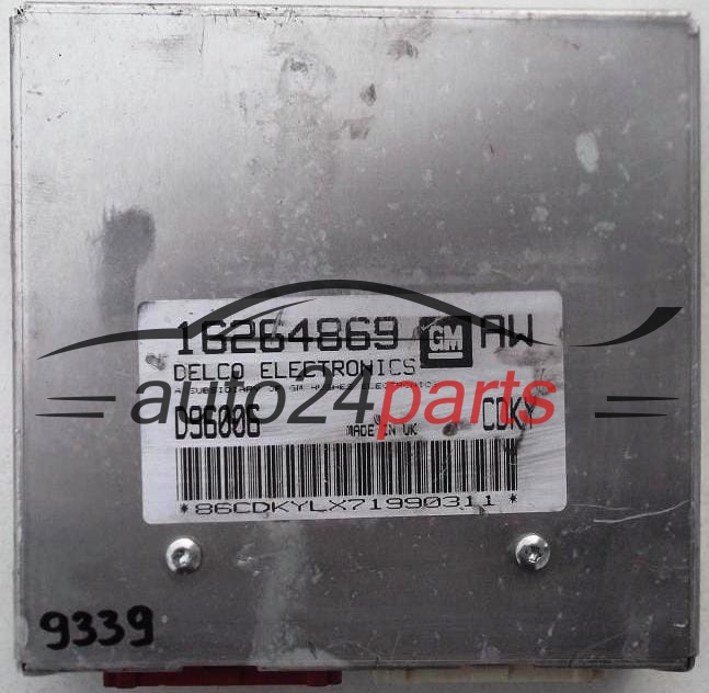 CENTRALINA DO MOTORE OPEL CORSA B 1.4, DELCO 16264869 AW, 16264869AW, D96006, CDKY, CLAL 