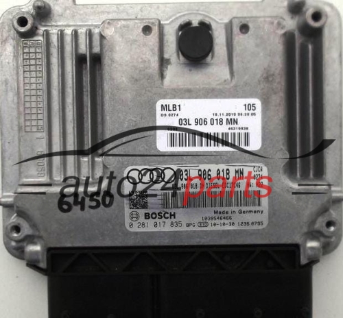 AUDI Q5 2.0 TDI BOSCH 0 281 017 835, 0281017835, 03L 906 018 MN, 03L906018MN, 03L 906 018 DN, 03L906018DN, EDC17C46, 1039S46466