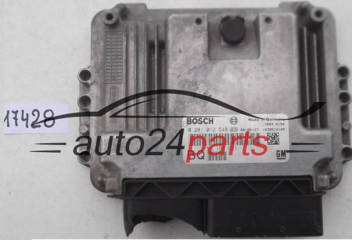 CENTRALINA MOTORE OPEL ASTRA ZAFIRA 1.9 CDTI BOSCH 0 281 012 548, 0281012548, GM 55 198 921 BQ